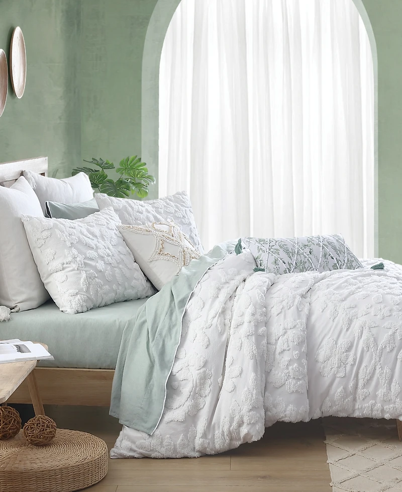 Peri Homeworks Chenille Laurel 3-Pc Comforter Set, Full/Queen