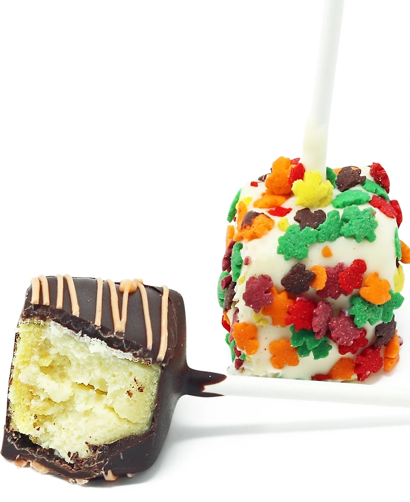 Chocolate Covered Company Fall Belgian Chocolate Covered Strawberries and Mini Cheesecake Pops, 12 Pieces