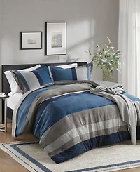 510 Design Boulder Stripe Micro Suede 2-Pc. Comforter Set, Twin/Twin Xl