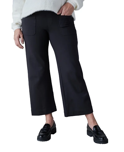 Ingrid + Isabel Maternity Wide Leg Ponte Pant