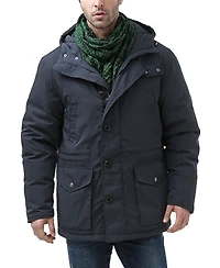 Moderm Men Hooded Down Parka Coat