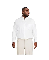 Lands' End Men's Traditional Fit Solid No Iron Supima Oxford Dress Shirt