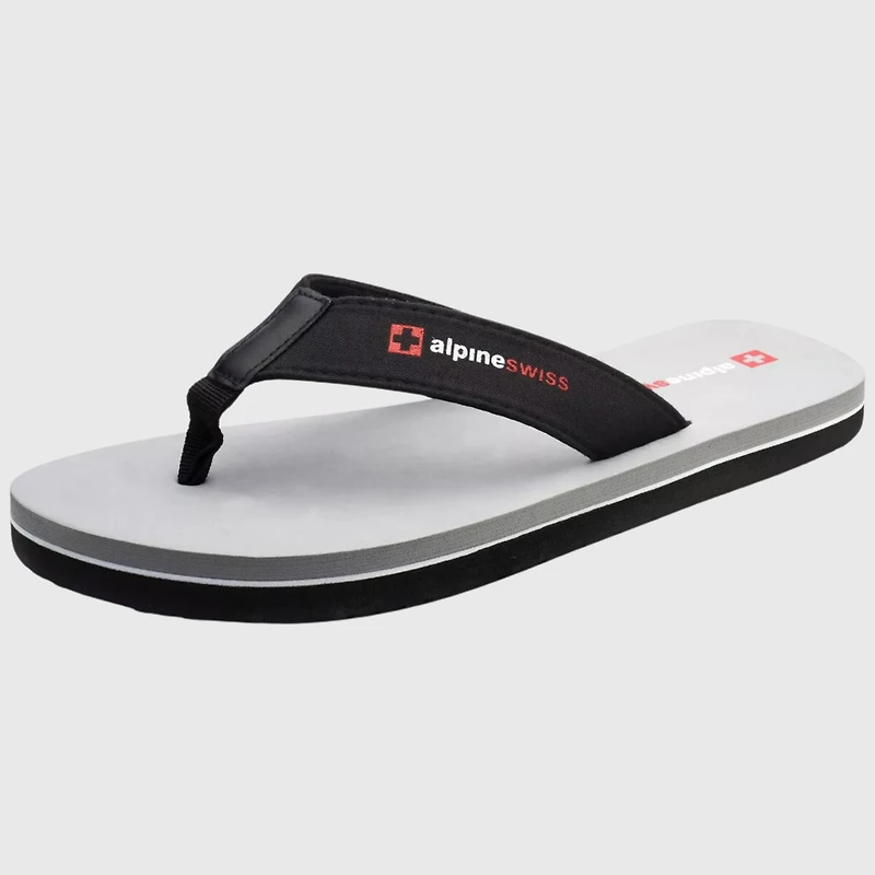 Alpine Swiss Men's Flip Flops Lightweight Thong Sandals Beach Slides Eva Sole for Comfort Durable Men Casual Wear Pool Outdoor Sandal