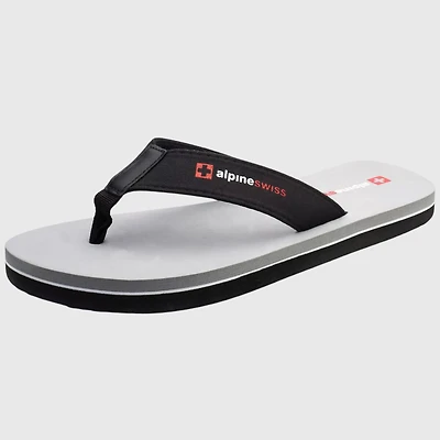 Alpine Swiss Men's Flip Flops Lightweight Thong Sandals Beach Slides Eva Sole for Comfort Durable Men Casual Wear Pool Outdoor Sandal