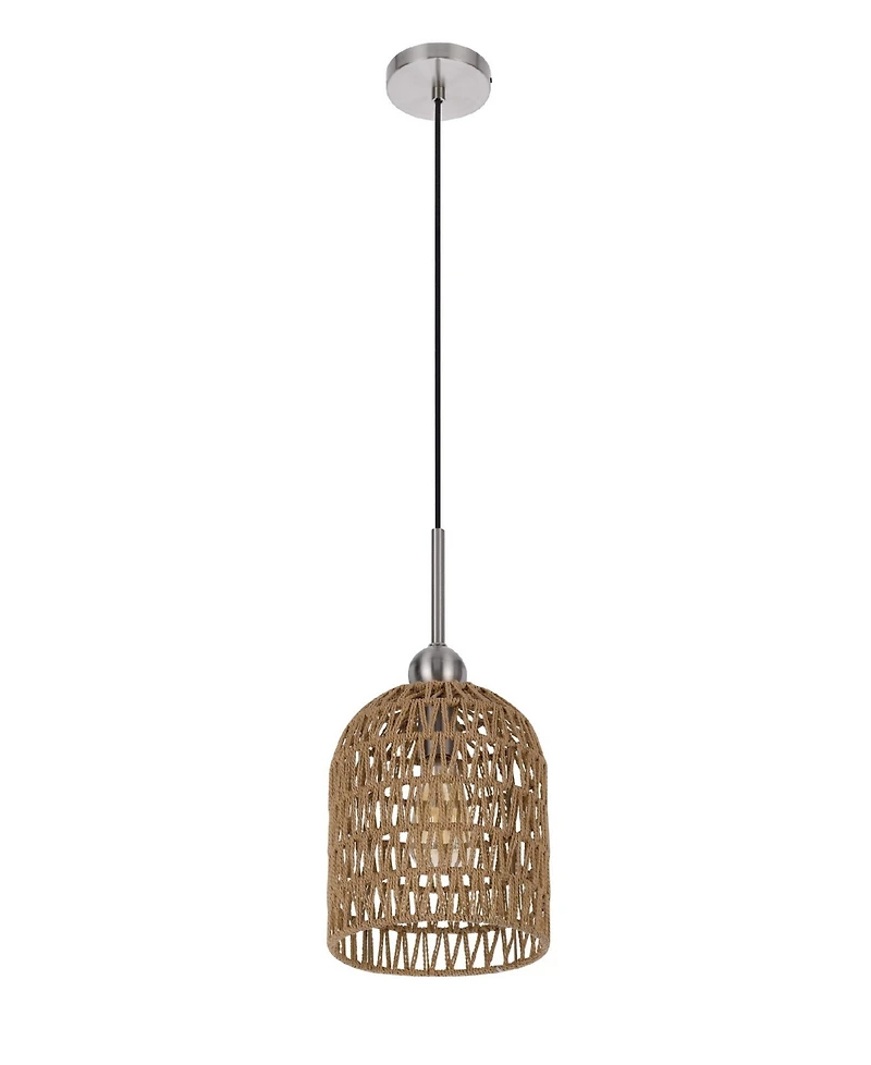 17.25" Height Fabric Pendant
