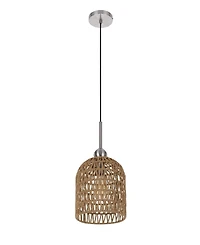 17.25" Height Fabric Pendant