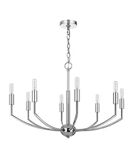 Maxton 8 Light 19" Height Metal Chandelier
