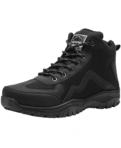 Alpine Swiss Men's Brent Lightweight Hiking Boots | Durable Outdoor Walking Shoes with Enhanced Grip & Comfortable Fit (Runs Large – Down)