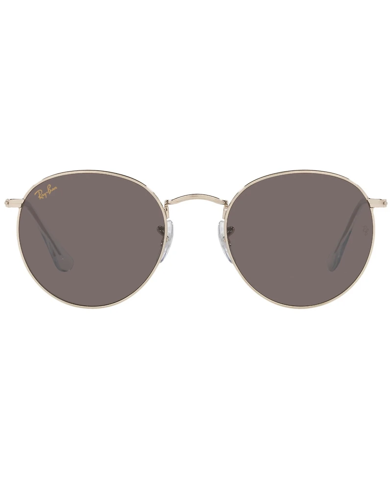 Ray-Ban Unisex Round Metal Legend Gold Sunglasses, RB3447L