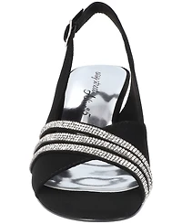 Easy Street Women's Teton Buckle Slingback Dress Sandals