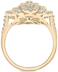 Wrapped in Love Diamond Filigree Cluster Ring (1-1/2 ct. t.w.) in 14k Yellow Gold, Created for Macy's