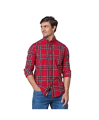 Hope & Henry Men's Organic Long Sleeve Stretch Poplin Button Down Shirt