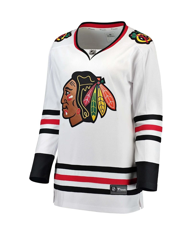 Women's Fanatics White Chicago Blackhawks Away Breakaway Jersey
