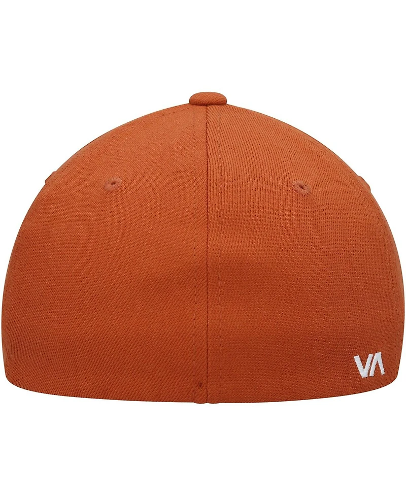 Men's Rvca Orange Flex Fit Hat