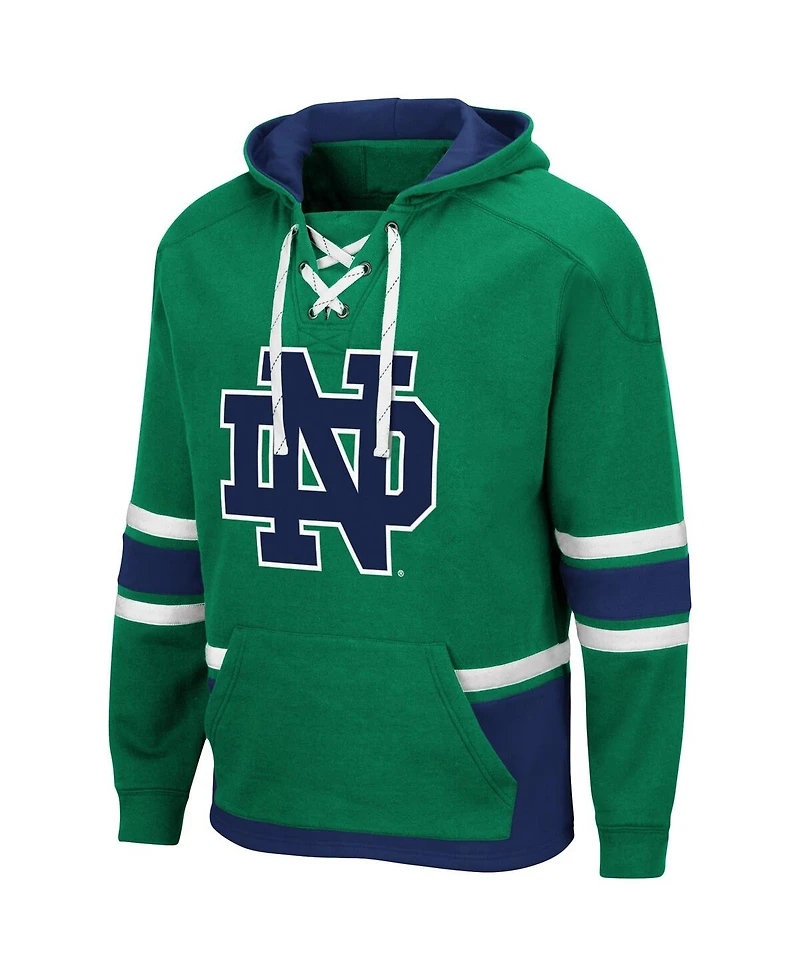 Men's Colosseum Notre Dame Fighting Irish Lace Up 3.0 Pullover Hoodie