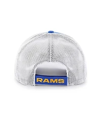 Men's '47 Brand Royal, White Los Angeles Rams Drifter Adjustable Trucker Hat