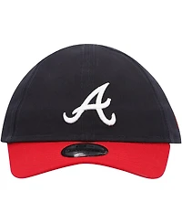 Infant Boys and Girls New Era Navy Atlanta Braves Team Color My First 9TWENTY Flex Hat