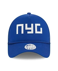 Women's New Era Royal New York Giants McGee Trucker 9FORTY Adjustable Hat