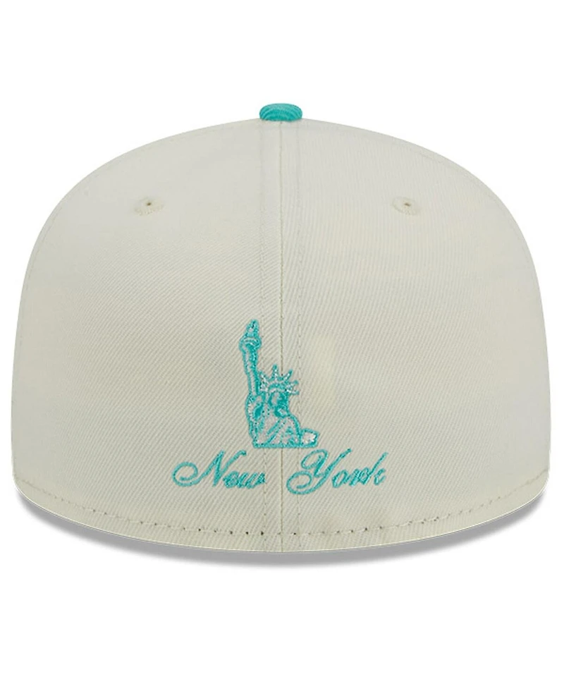 Men's New Era White York Yankees City Icon 59FIFTY Fitted Hat