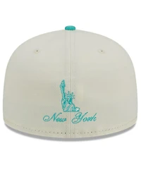 Men's New Era White York Yankees City Icon 59FIFTY Fitted Hat