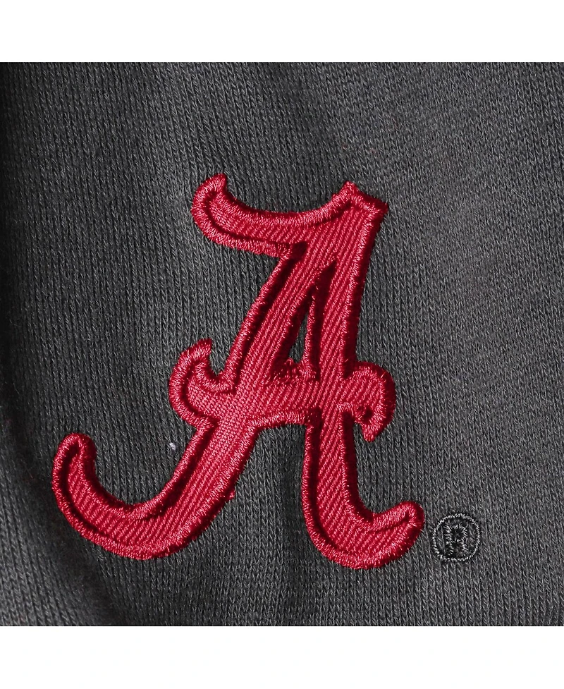 Women's Colosseum Charcoal Alabama Crimson Tide Campanile Pullover Sweatshirt
