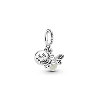 Pandora Sterling Silver Glow-in-the-Dark Firefly Dangle Charm