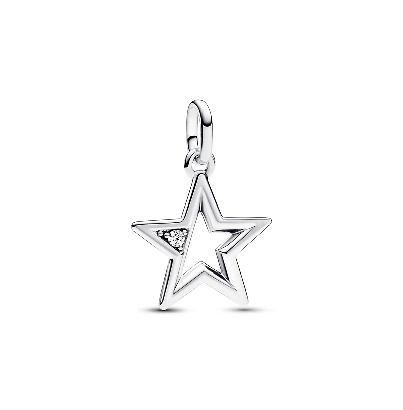 Pandora Me Cubic Zirconia Star Medallion Charm