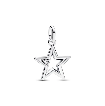 Pandora Me Cubic Zirconia Star Medallion Charm