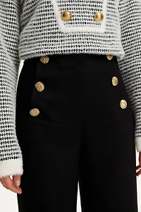 Nocturne Women's Multi-Button Long Pants