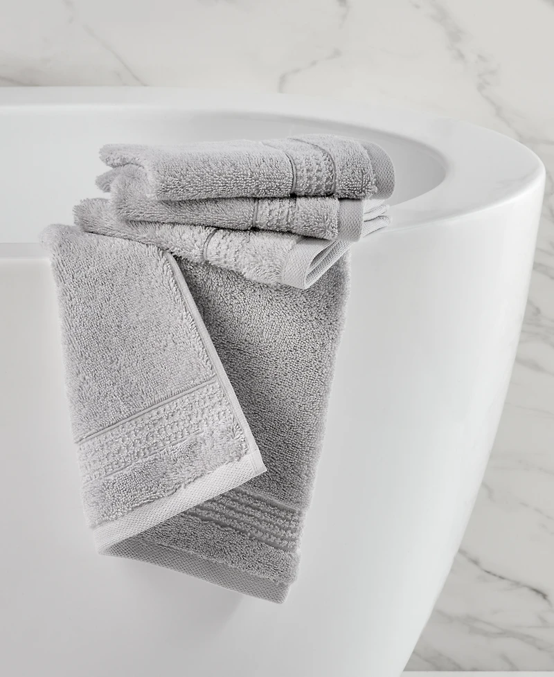 Oake Organic Cotton 4-Pk. Washcloth, Exclusively at Macy's
