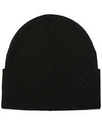 Calvin Klein Men's Embroidered Beanie & Scarf Set