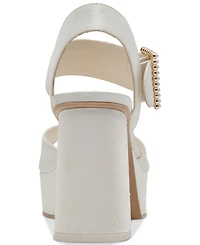 Dolce Vita Women's Bobby Pearls Ankle-Strap Two-Piece Platform Sandals