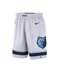 Men's Nike White, Navy Memphis Grizzlies 2020/21 Association Edition Performance Swingman Shorts