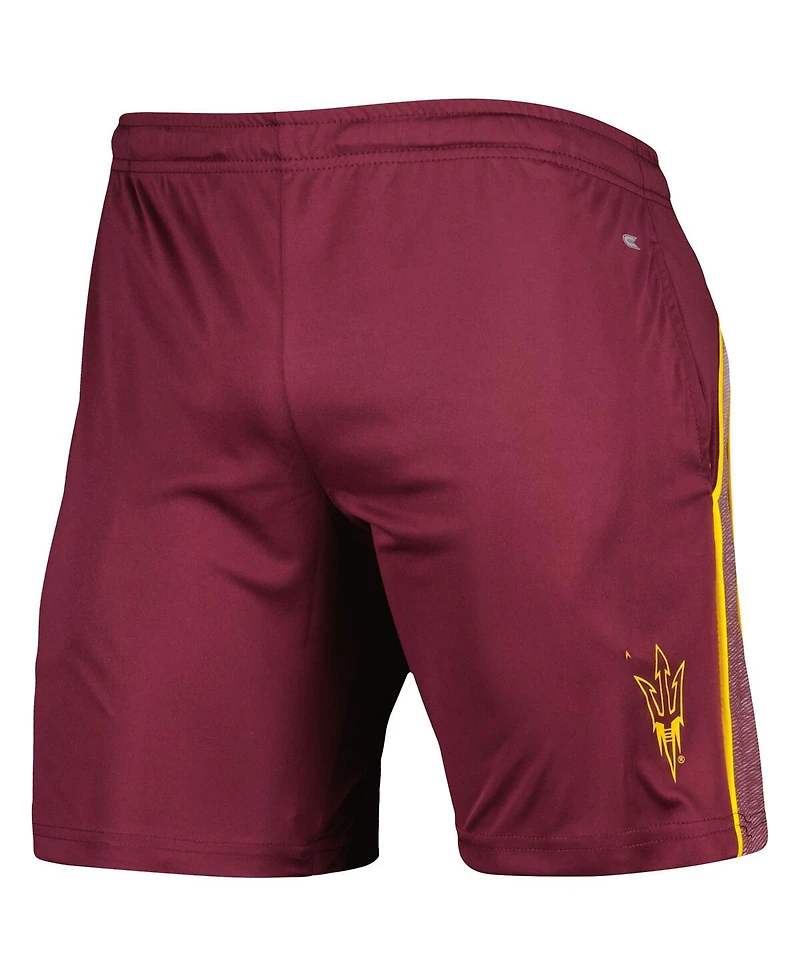Men's Colosseum Maroon Arizona State Sun Devils Laws of Physics Shorts