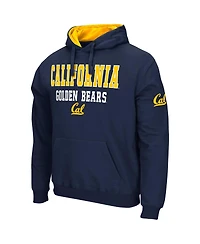 Men's Colosseum Navy Cal Bears Sunrise Pullover Hoodie