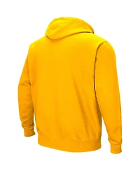 Men's Colosseum Gold Iowa Hawkeyes Sunrise Pullover Hoodie