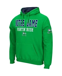 Men's Colosseum Green Notre Dame Fighting Irish Sunrise Pullover Hoodie