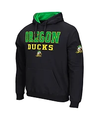 Men's Colosseum Black Oregon Ducks Sunrise Pullover Hoodie