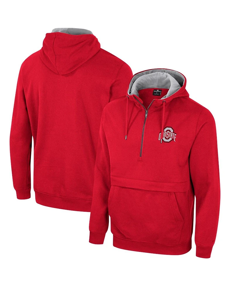 Colosseum Men's Ohio State Buckeyes Half-Zip Hoodie