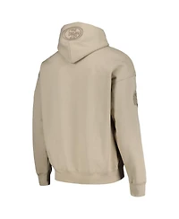 Men's Pro Standard Christian McCaffrey Tan San Francisco 49ers Player Name and Number Pullover Hoodie