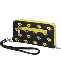 Women's Iowa Hawkeyes Zip-Around Wristlet Wallet