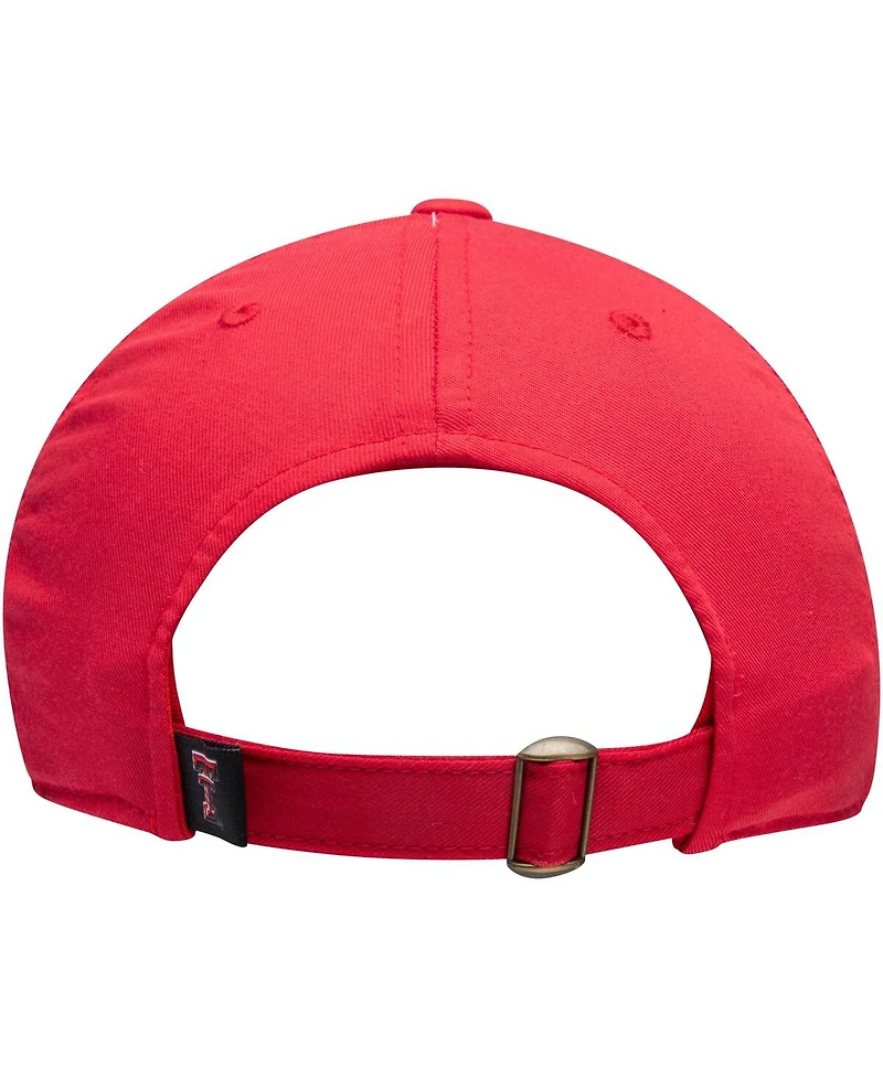 Men's Top of the World Red Texas Tech Red Raiders Primary Logo Staple Adjustable Hat