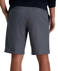 Haggar Men's Cool 18 Pro Flat Front Classic-Fit 9.5" Shorts