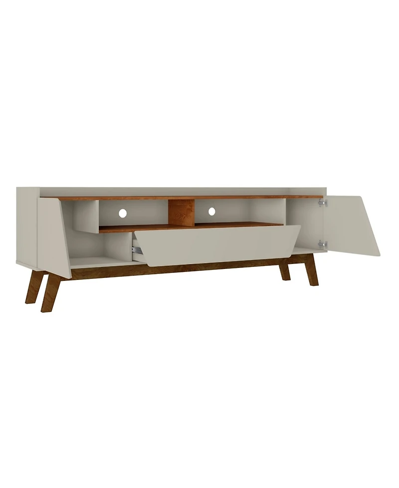 Manhattan Comfort Marcus 70.86" 4-Shelf Tv Stand Fits TVs up to 70"