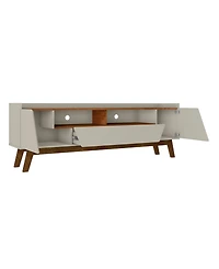 Manhattan Comfort Marcus 70.86" 4-Shelf Tv Stand Fits TVs up to 70"