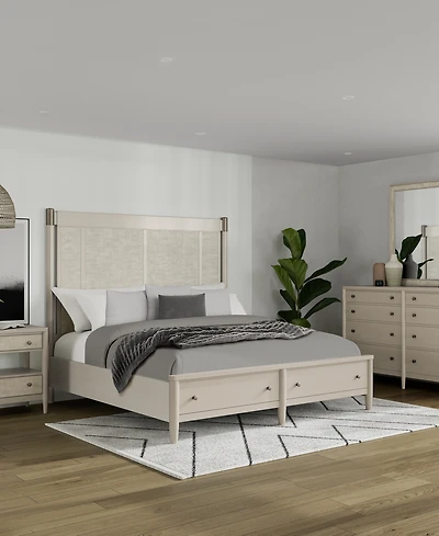 Laguna 3-Pc Bedroom Set (Queen Storage Bed, Dresser & Nightstand)