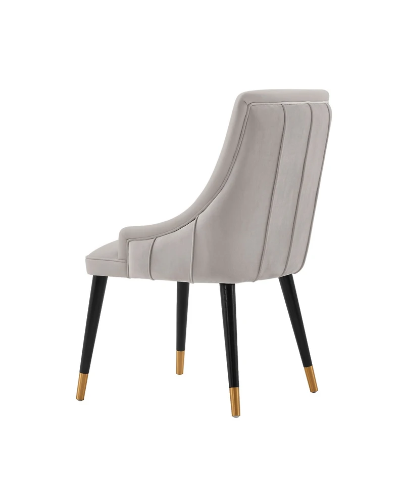 Manhattan Comfort Eda 2-Piece Upholstered Dining Chair Set