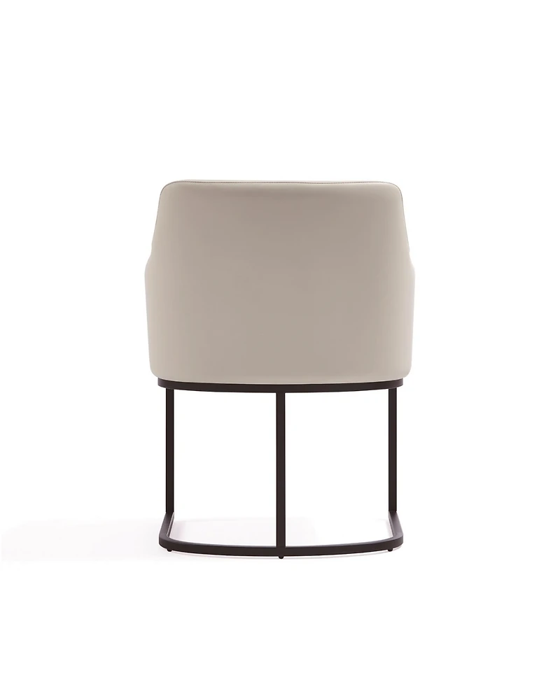 Manhattan Comfort Serena 33.07" Leatherette Upholstered Dining Armchair