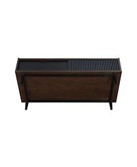 Manhattan Comfort Duane 47.24" Ribbed 1-Drawer Coffee Table