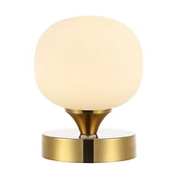 Owen Bohemian Farmhouse Iron Rechargeable Integrated Led Table Lamp